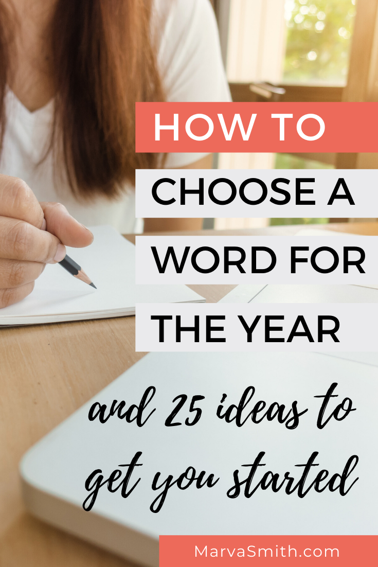 How to Choose a Word for the Year (and 25+ Ideas to Get You Started ...